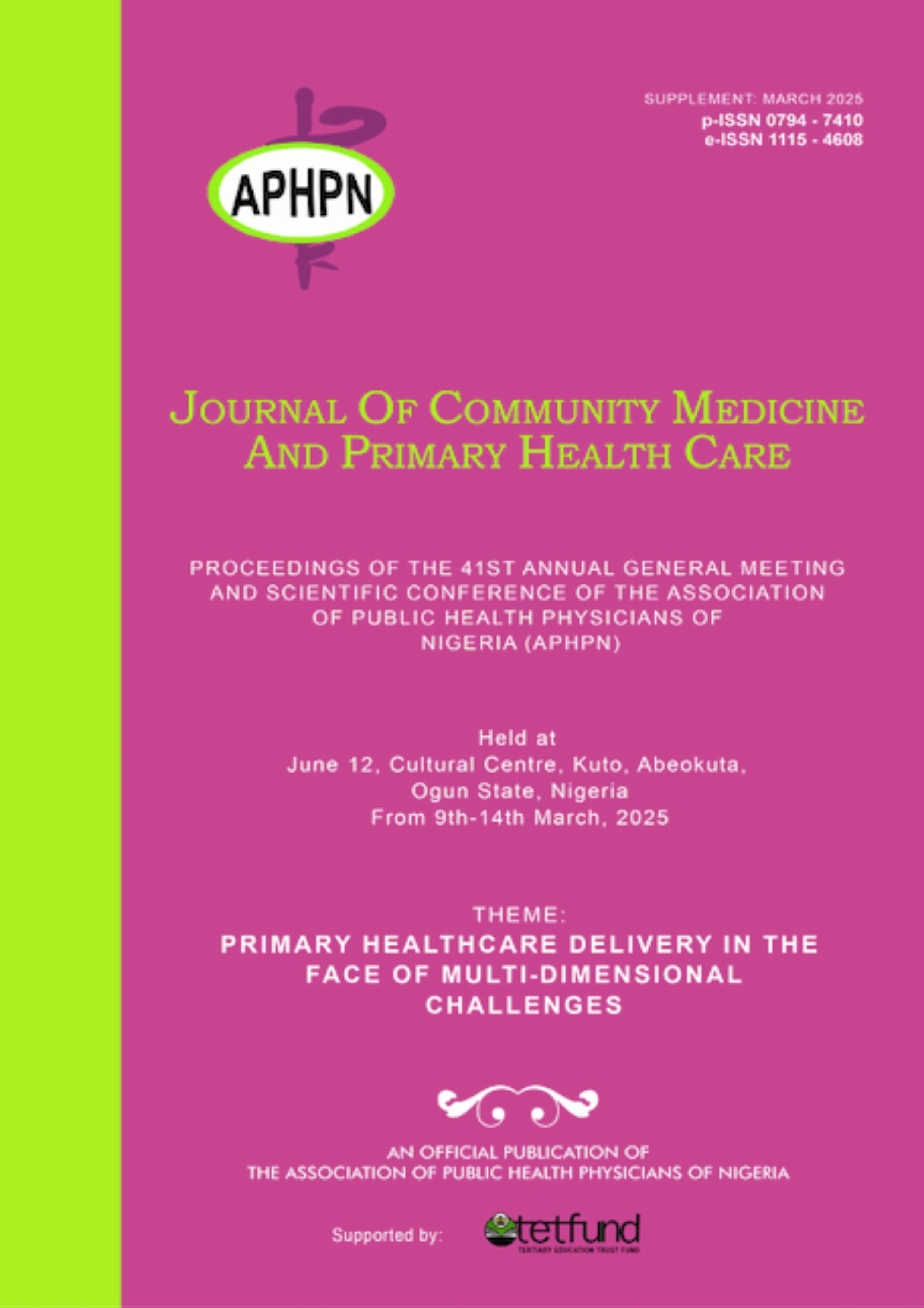 					View Proceedings of the 41st APHPN Annual Scientific Conference
				